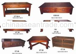 Teak & Mahogany Coffe Tables