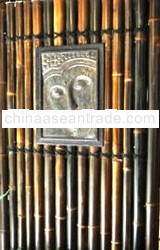 BAMBOO FENCING with Buddha insert