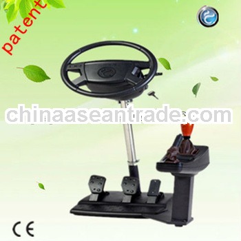 teaching machine driving simulator for learing driving and online game