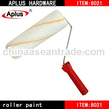 the hot sale yellow stripe acrylic paint roller brush