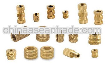 threaded insert nuts/brass insert fittings/brass threaded inserts for wood