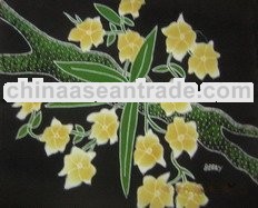 Flower On Batik# 1 Painting