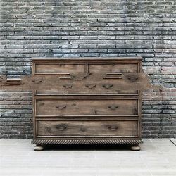 Carved French Dresser Drawers