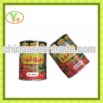 tomato paste concentrate with brix 28-30%
