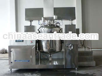 top homogenizer with PLC system vacuum emulsifier mixer