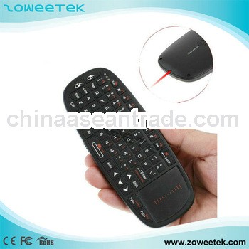 touch screen wireless keyboard with laser pointer