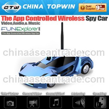 toy spy car WiFi controlled Spy Car with Speaker Music Night Vison and Live Vedio CTW-020