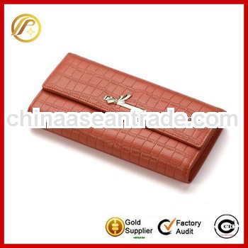 trendy red pu wallet