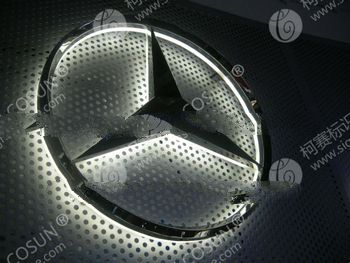 tridimensional logo for automobile