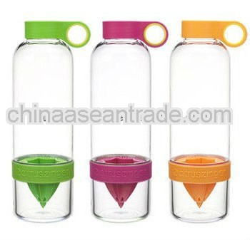 tritan fruit juicer plastic bottle / lemon bottle