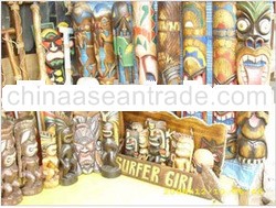 Best Quality Hand Carved Tiki Items Wooden Decorate Statue