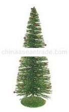 Christmas Tree Green Wire Glitter Ornaments 20 Inch