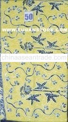 Ceblongan Titik Muser Kuning Muda Batik