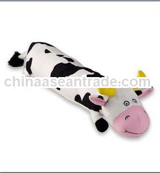 two colour assorted cow plush pet plush toys