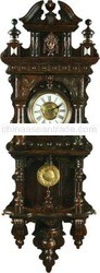 Large Antique Gustav Becker Vienna Regulator Wall Clock