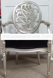 Antique Dining Chair - Solid Wood Indoor Furniture