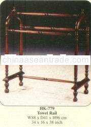 Towel Rail Mahogany Indoor Furniture