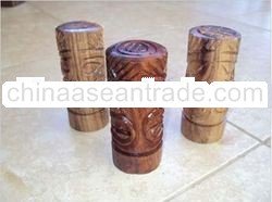 Best Quality Tiki Hand Carved Wood Decorative Statues