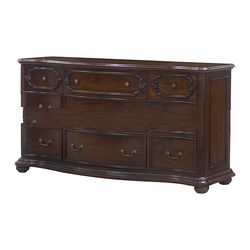 Mahogany French Buffet with 9 Drawers