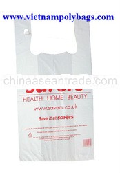 Vest carrier poly plastic bag made in 