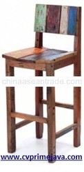 BOAT WOOD FURNITURE BAR STOOL BWS08