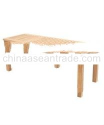 Teak Backless Bench