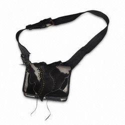 Waist Bag, Made of Genuine Cow Leather, Customized Orders are Accepted