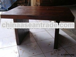 Coffee Table with Solid Wood in Top - Wooden Coffee Table