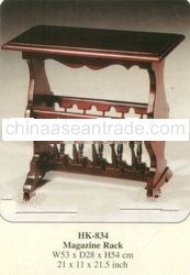 Magazine Rack Mahogany Indoor Furniture