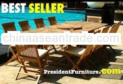 FSC Teak patio furniture new stacking chair
