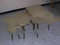 n original onyx stone marmer table set