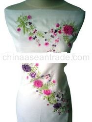 MANUAL EMBROIDERY APLIQUE FABRIC/ KAIN SULAM SUJI