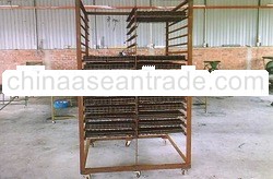 Finished product of palm shell briqutte charcoal