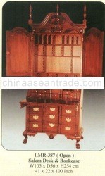 Salem Desk & Bookcase Mahogany Indoor Furniture