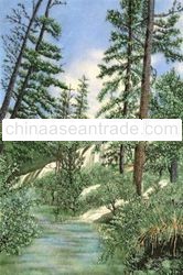 Gems painting made by real gems and jade form 