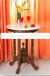 Klatten Wine Table-marble Top