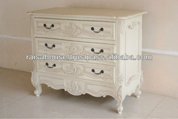 French Furniture - Rococo Chest 3 Drawers