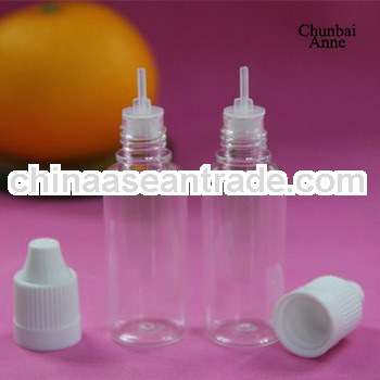 vapor liquid dropper pet empty bottle 20ml with long tip TUV/SGS certificate