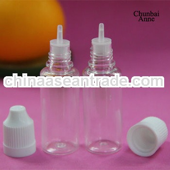 vapor liquid empty pet bottle 15ml with long tip TUV/SGS certificate