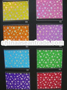 various printed gift packing paper