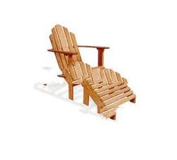 Adirondack With Footstool