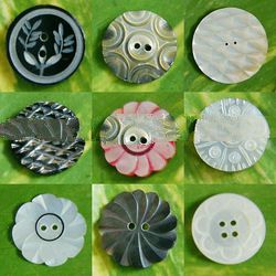 shell button crafts fashion