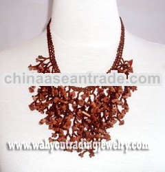 glass beads necklace