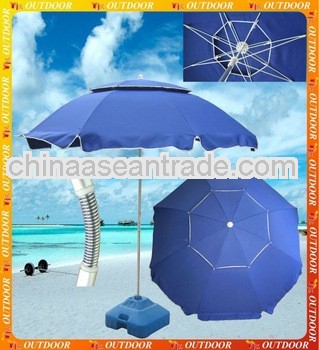 vented patio umbrella with special tilt mechanism