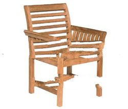Teak Patio Furniture Bolton Arm Chair