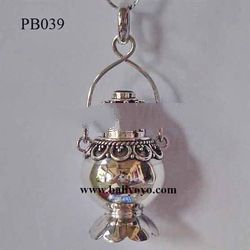 Silver Perfume Pendant PB039