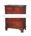 Wooden Chest Of Five Drawers