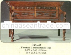 Formosa Garden Bench Mahogany Indoor Furniture