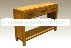 Teak Wood Commode Drawer Table Console for Dining Room