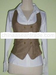 beige vest